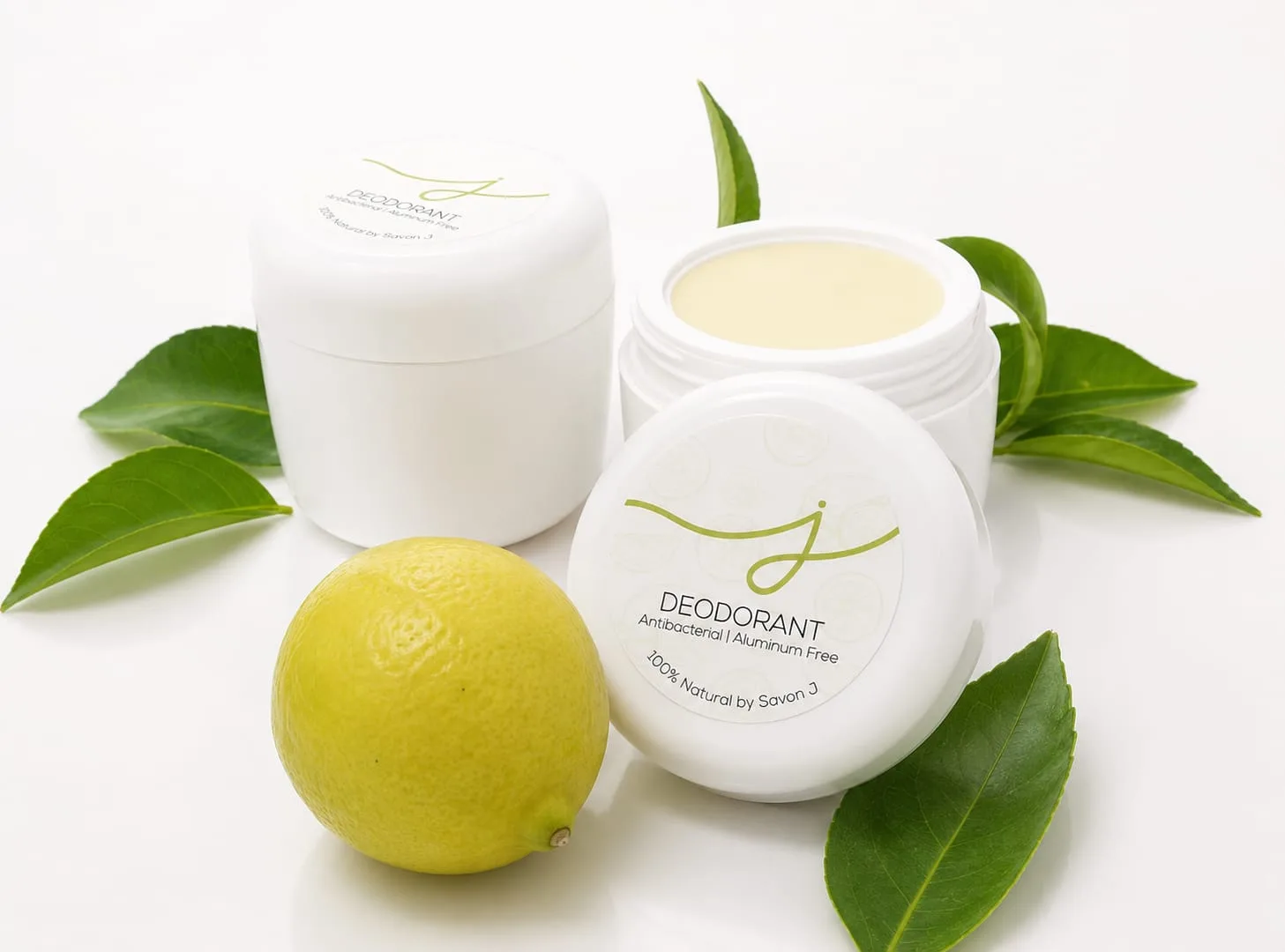 Deodorant unisex jar lemon