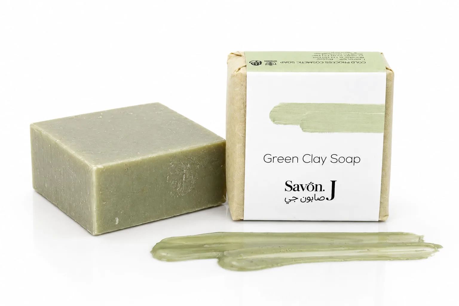 Green clay soap