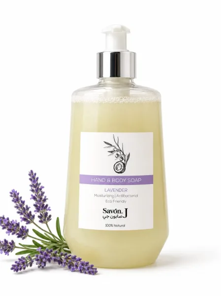 Natural liquid soap Lavender